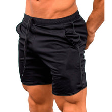 Load image into Gallery viewer, Quick Dry Shorts Men Summer Men&#39;s Casual Shorts Solid Fitness Man&#39;s Short With Pockets Straps Inside Trunks Beach Shorts 2018