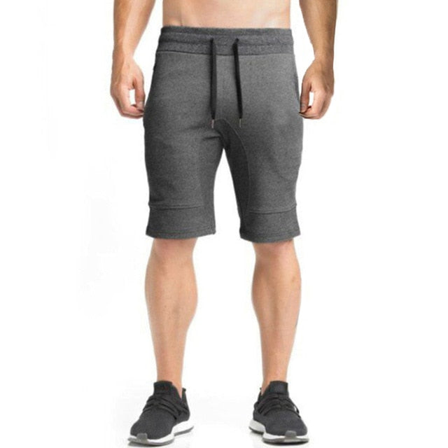 Summer Men Knee-Length Shorts Sporting Bermuda Shorts Drawstring Men Sweatpants Bodybuilding Fitness Gyms BoardShorts Joggers