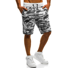 Load image into Gallery viewer, Camouflage Abstract Print Summer Casual Shorts Men Beach Sporting Joggers Workouts Drawstring Knee-Length Boardshorts Male