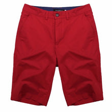 Load image into Gallery viewer, 2018 Summer Men&#39;s Bermuda Shorts Casual Cargo Shorts Cotton Knee Length Chinos Sweatpants Shorts Masculina Big Size 44 Pantalon