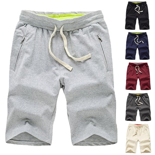 Classic Summer Men's Shorts Bermuda Shorts Knee-Length Casual Shorts Sweatpants Sporting Joggers Bodybuilding Elastic Waist